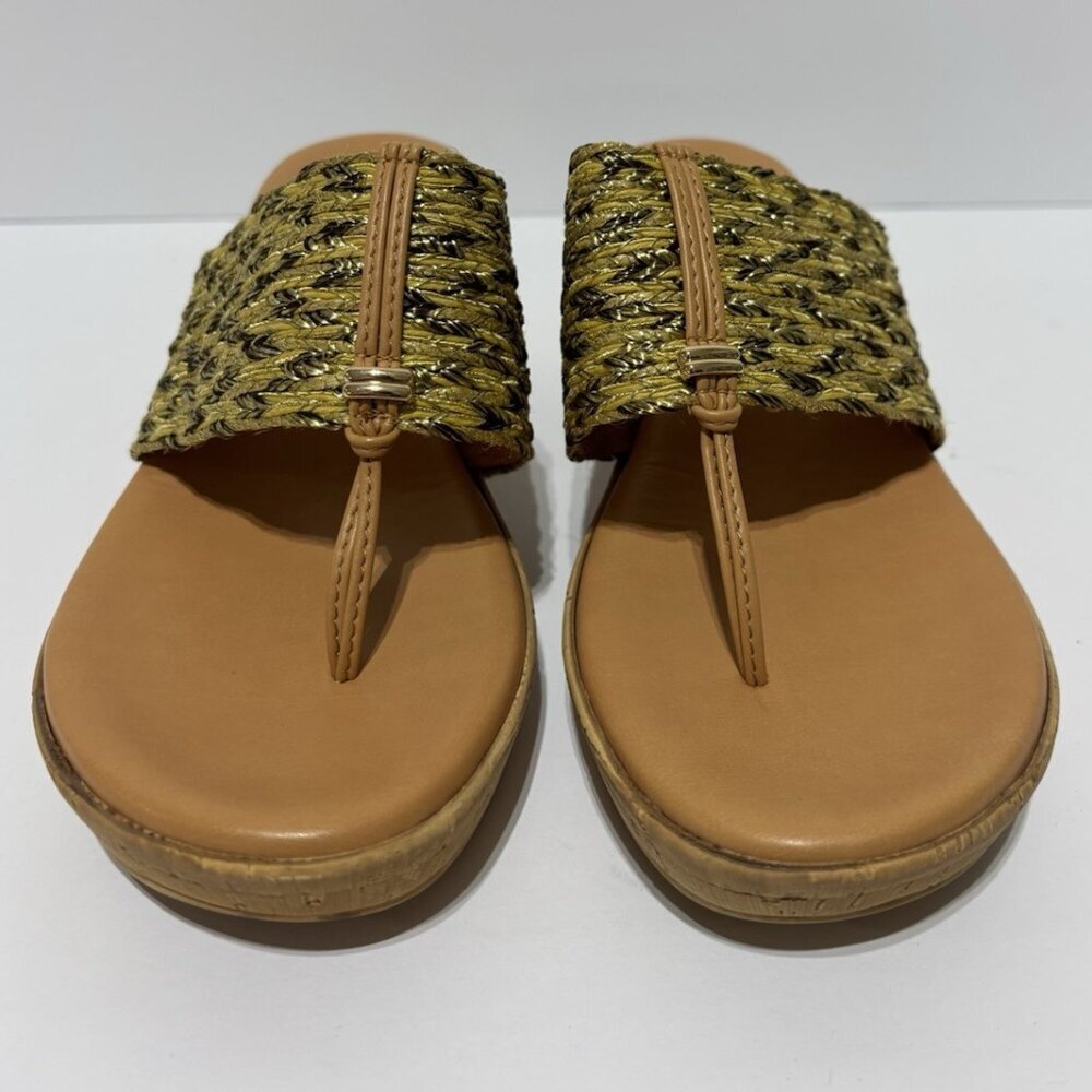 Italian Shoemakers Women’s Angeles, Yellow Multi Sandals, Size 8 M - Picture 3 of 6